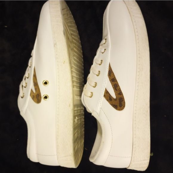 Tretorn nylite Leopard trim sneakers - Picture 2 of 9